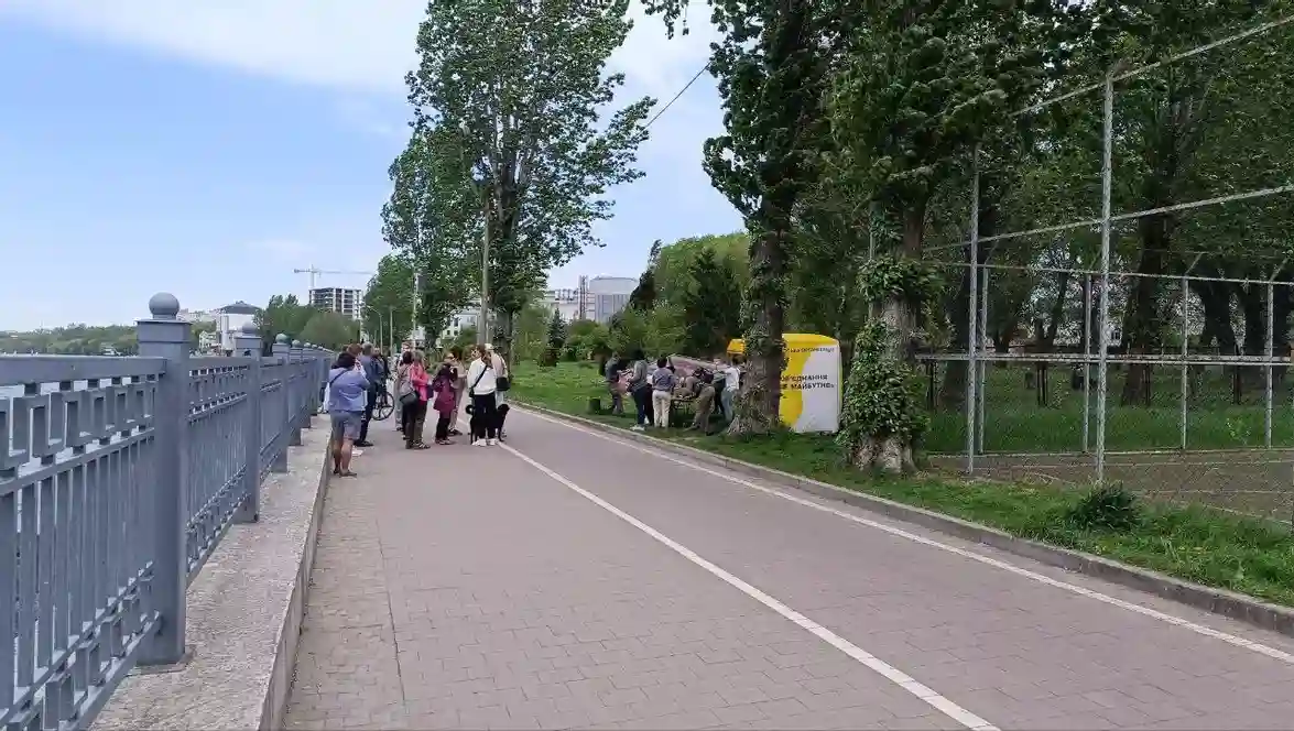 У Тернополі знову виступили проти забудови спортивних майданчиків у парку Шевченка